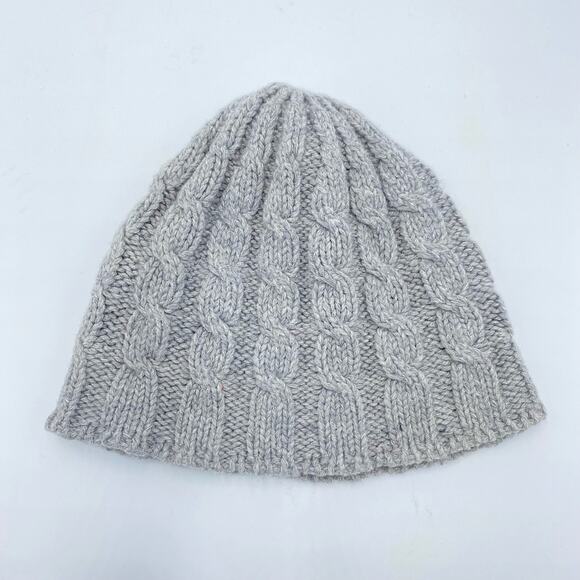 Banana Republic Women's Grey Silver Metallic Fiber Winter Beanie - Picture 1 of 4